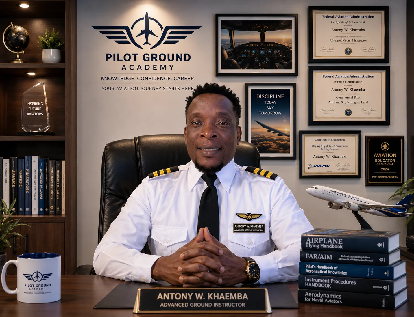 Antony W. Khaemba - Founder of Pilot Ground Academy